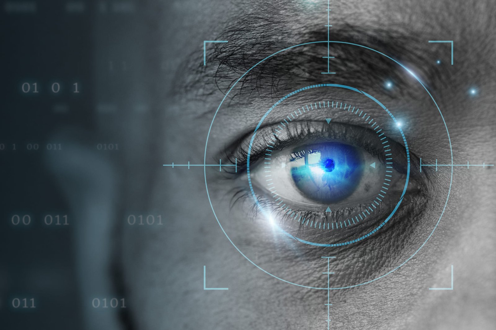 banner con ojo de seguridad